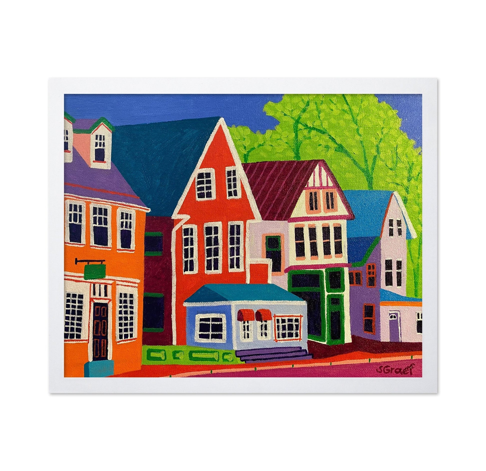Colorful Town Houses
