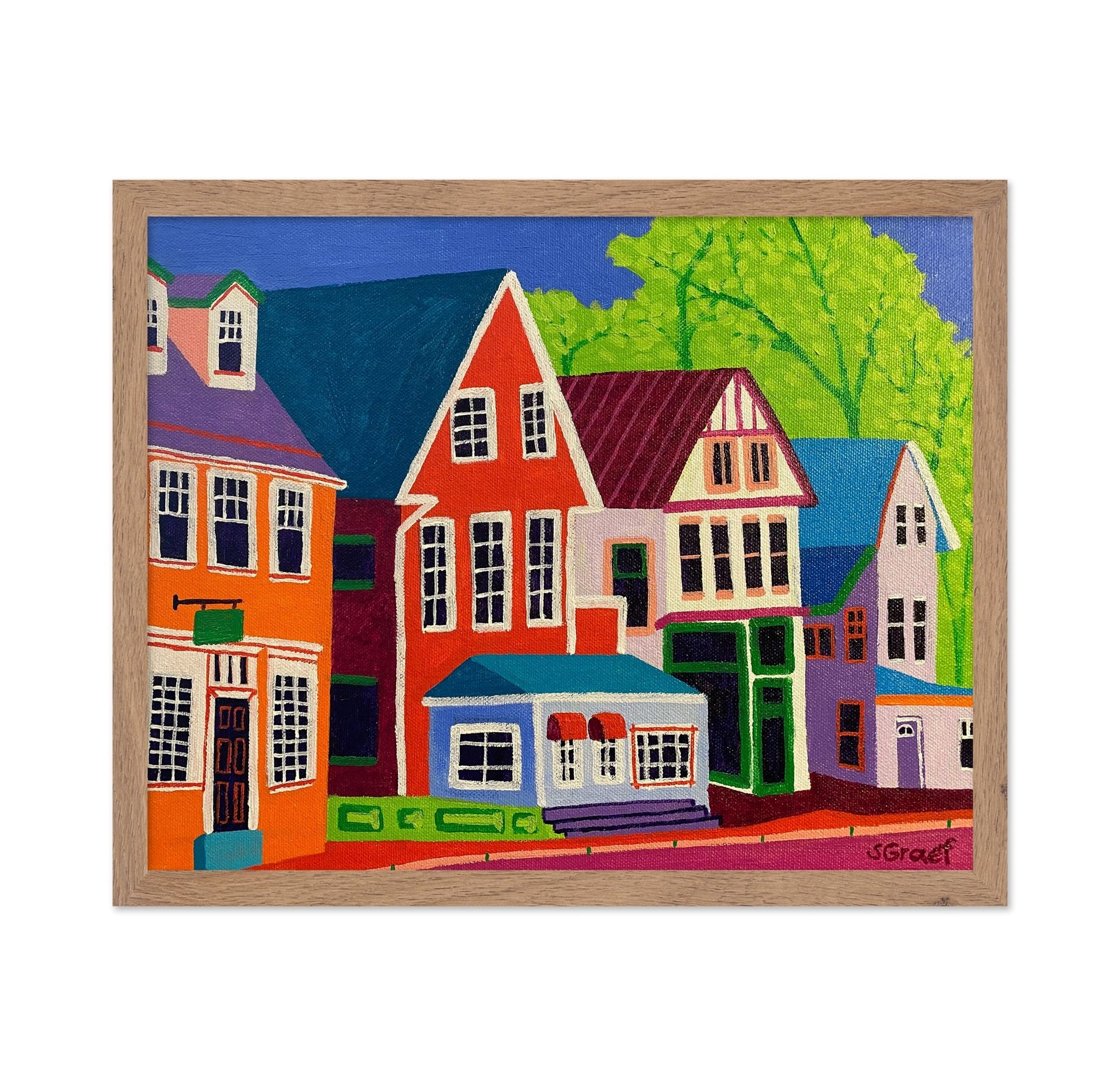 Colorful Town Houses