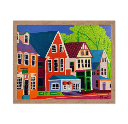 Colorful Town Houses