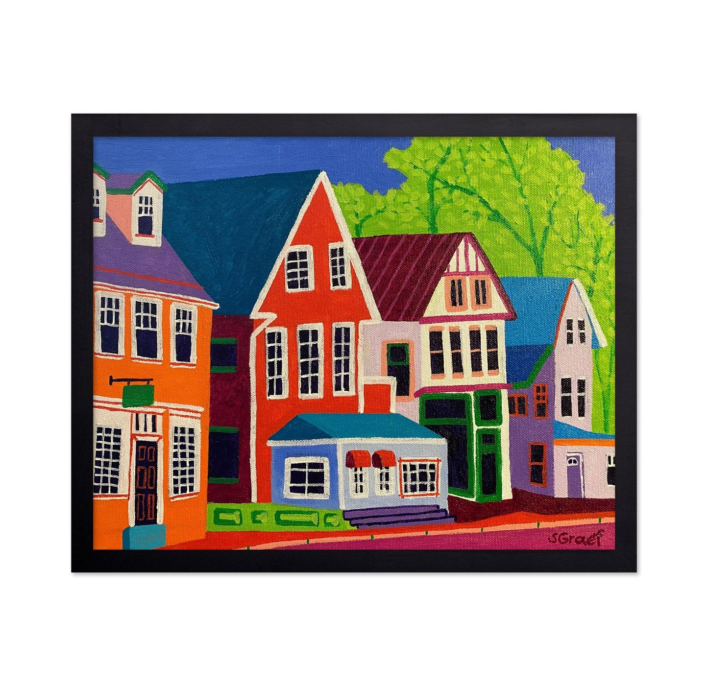 Colorful Town Houses