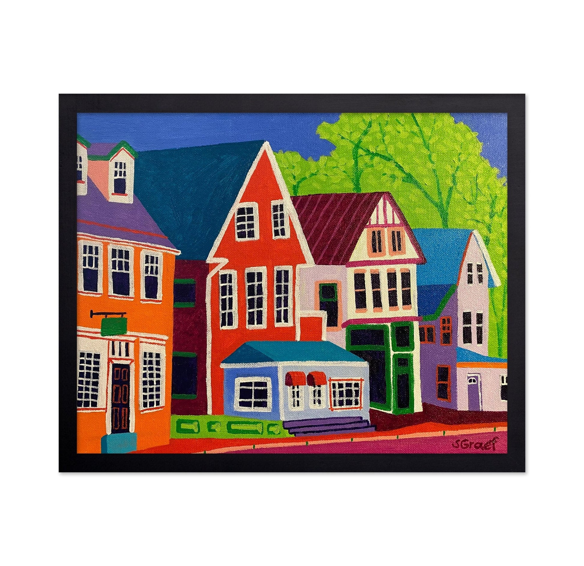 Colorful Town Houses