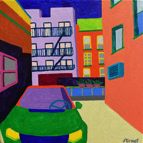 Colorful Urban Alley