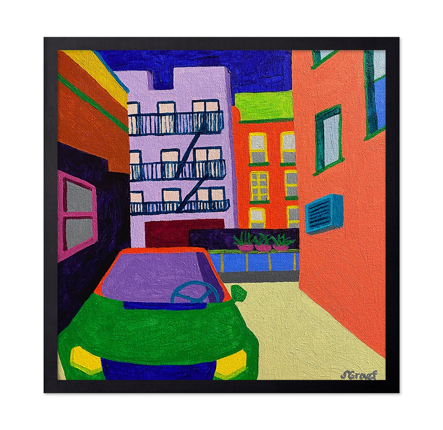 Colorful Urban Alley