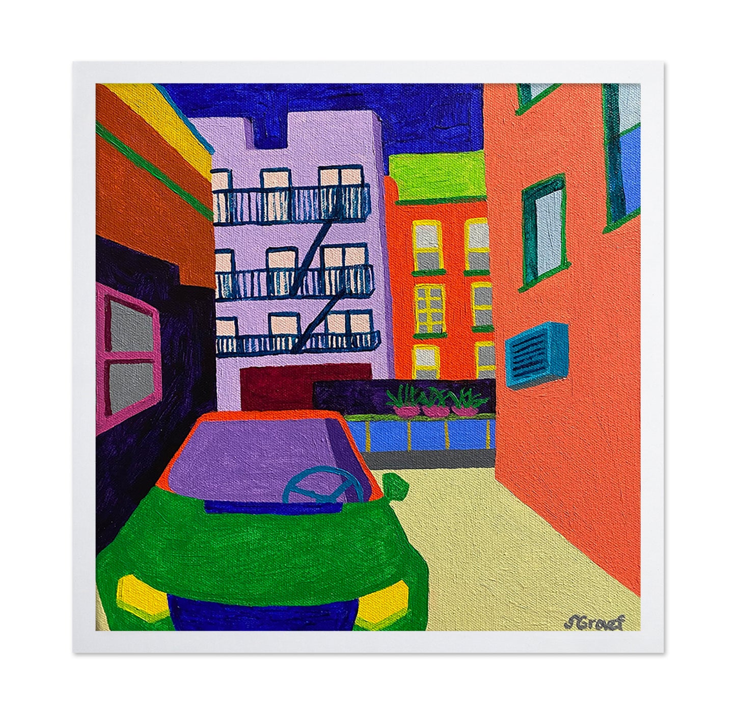 Colorful Urban Alley