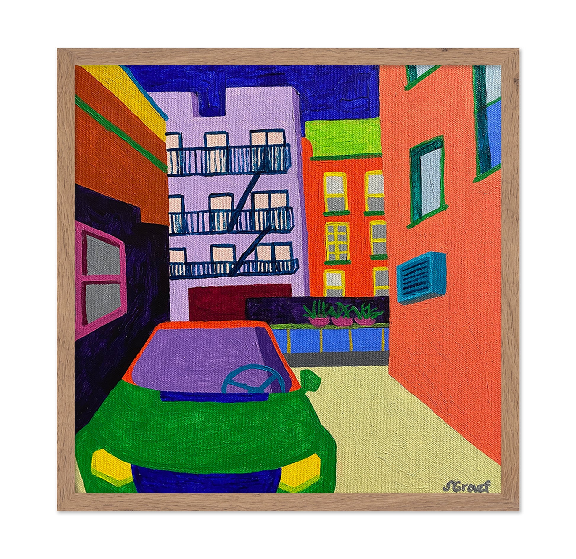 Colorful Urban Alley