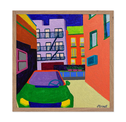 Colorful Urban Alley