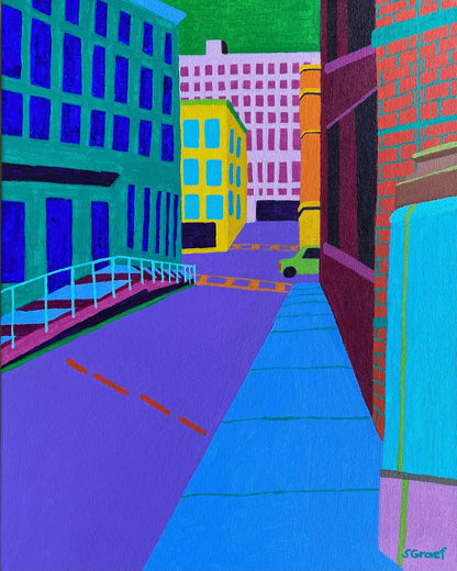 Colorful City Street No1