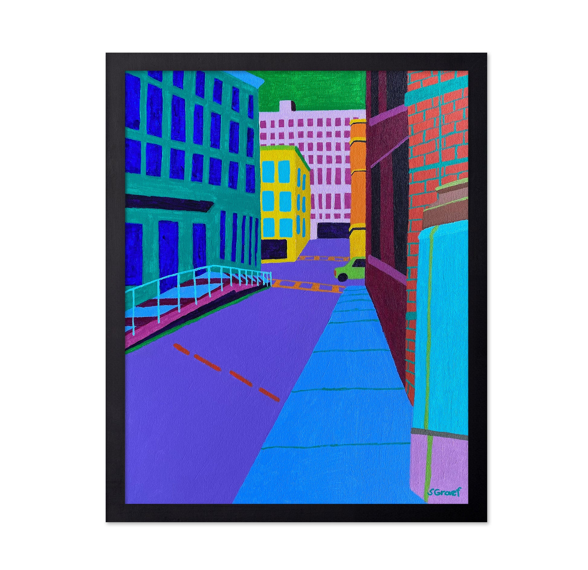 Colorful City Street No1