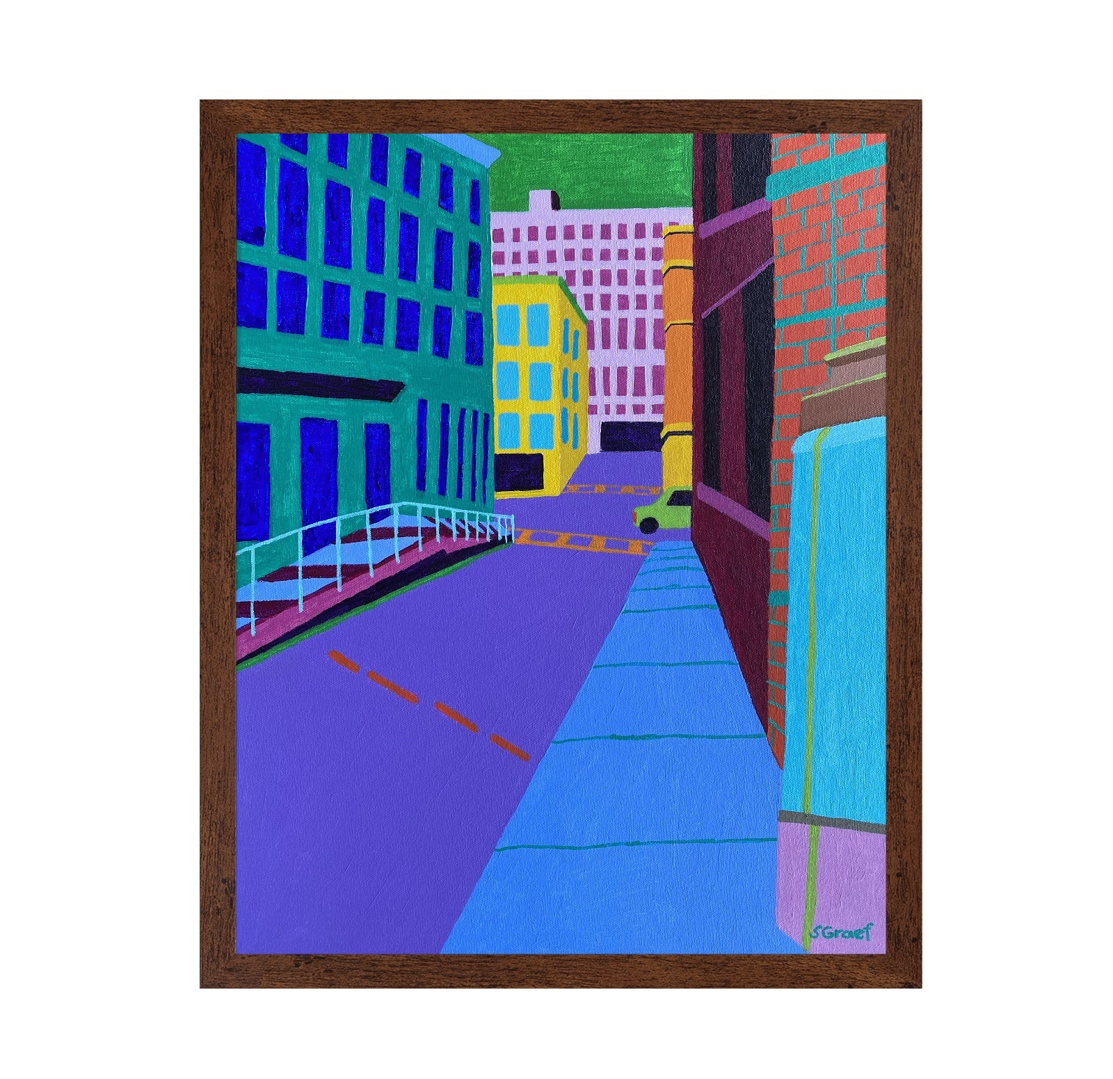 Colorful City Street No1