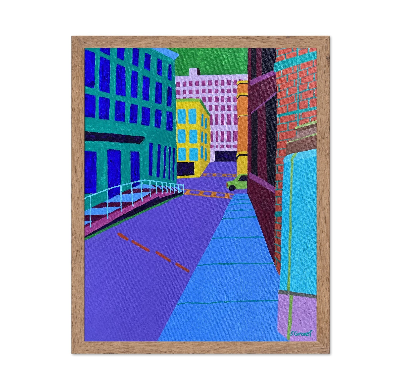 Colorful City Street No1
