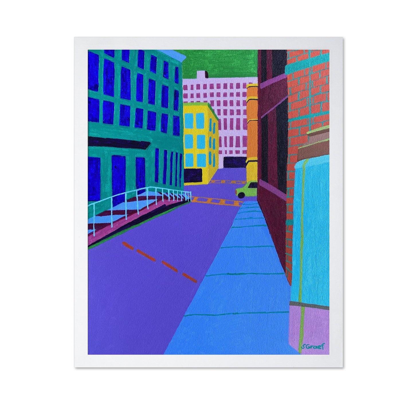 Colorful City Street No1
