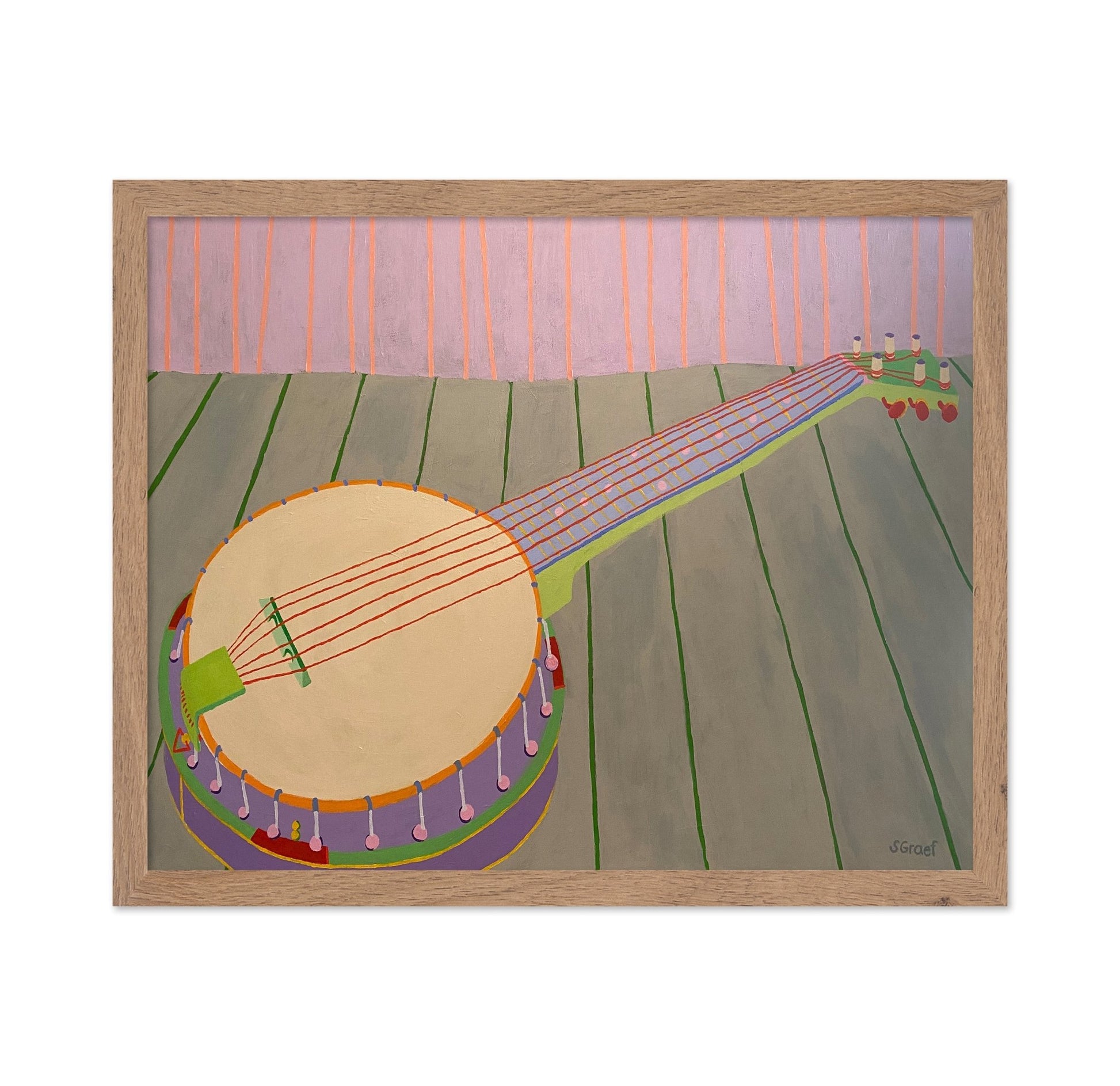 Colorful Banjo Strings
