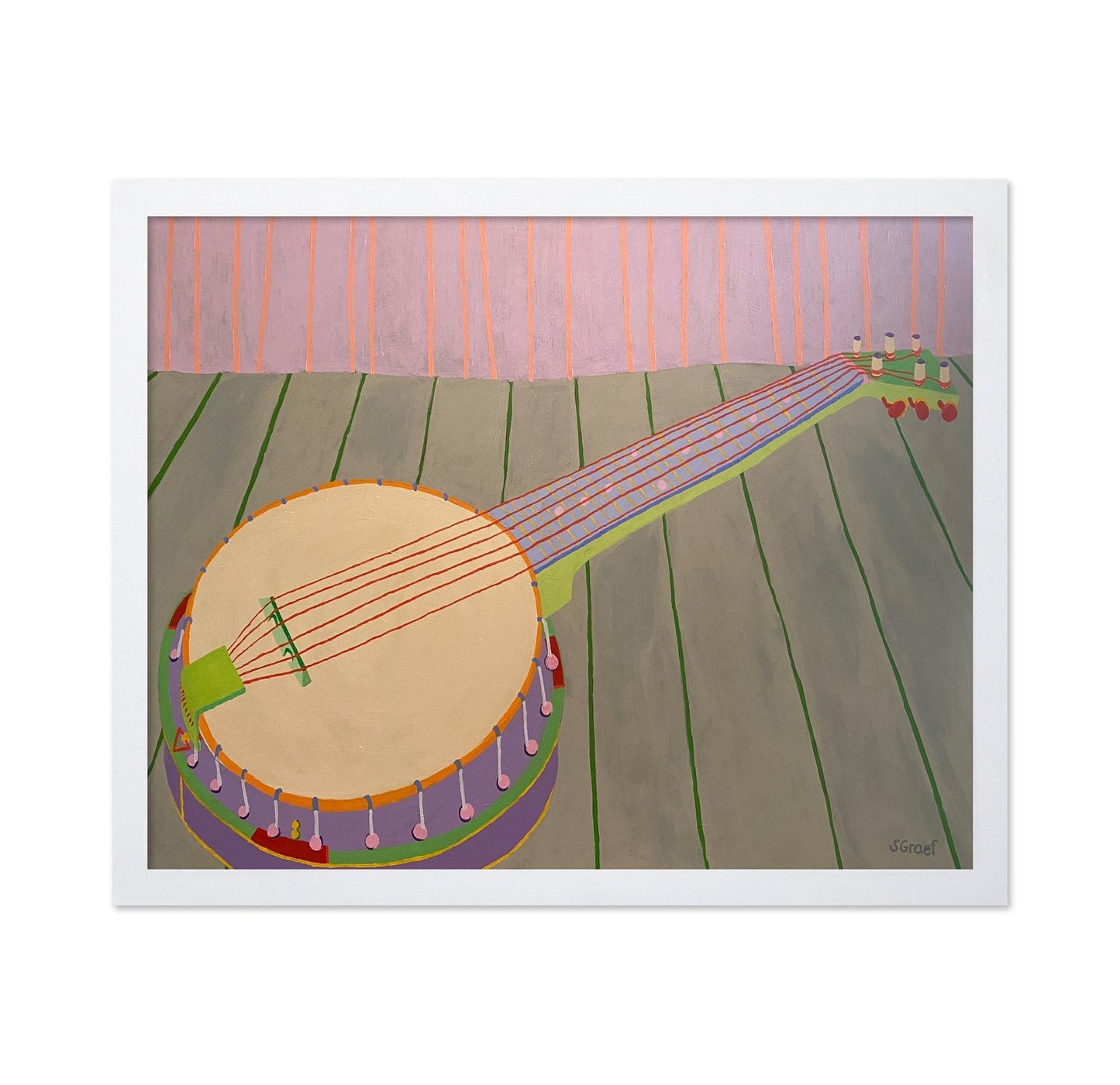 Colorful Banjo Strings