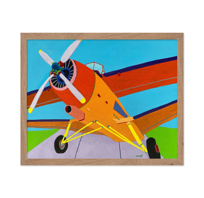 Colorful Propeller Plane