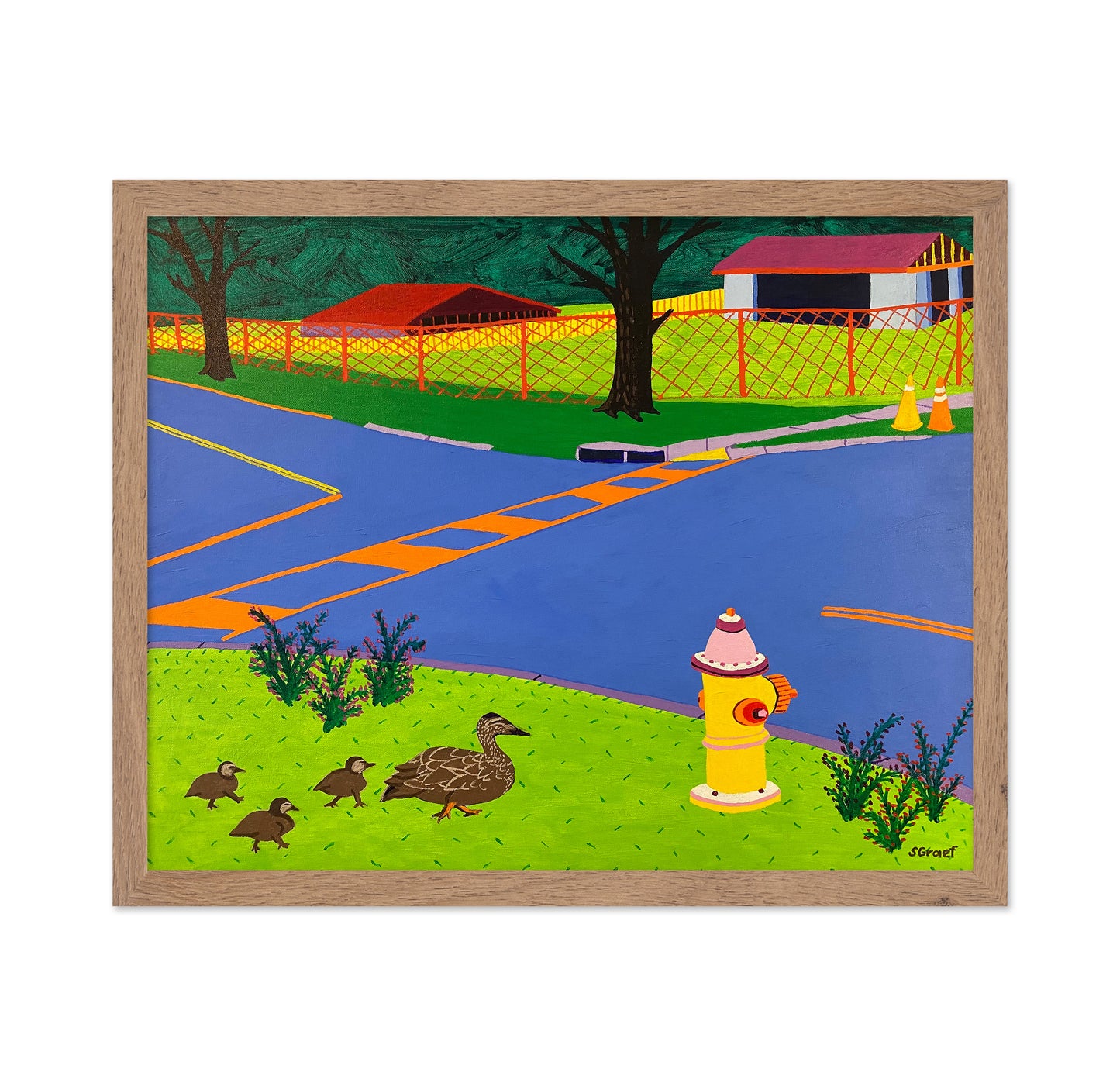 Ducks Crossing Street