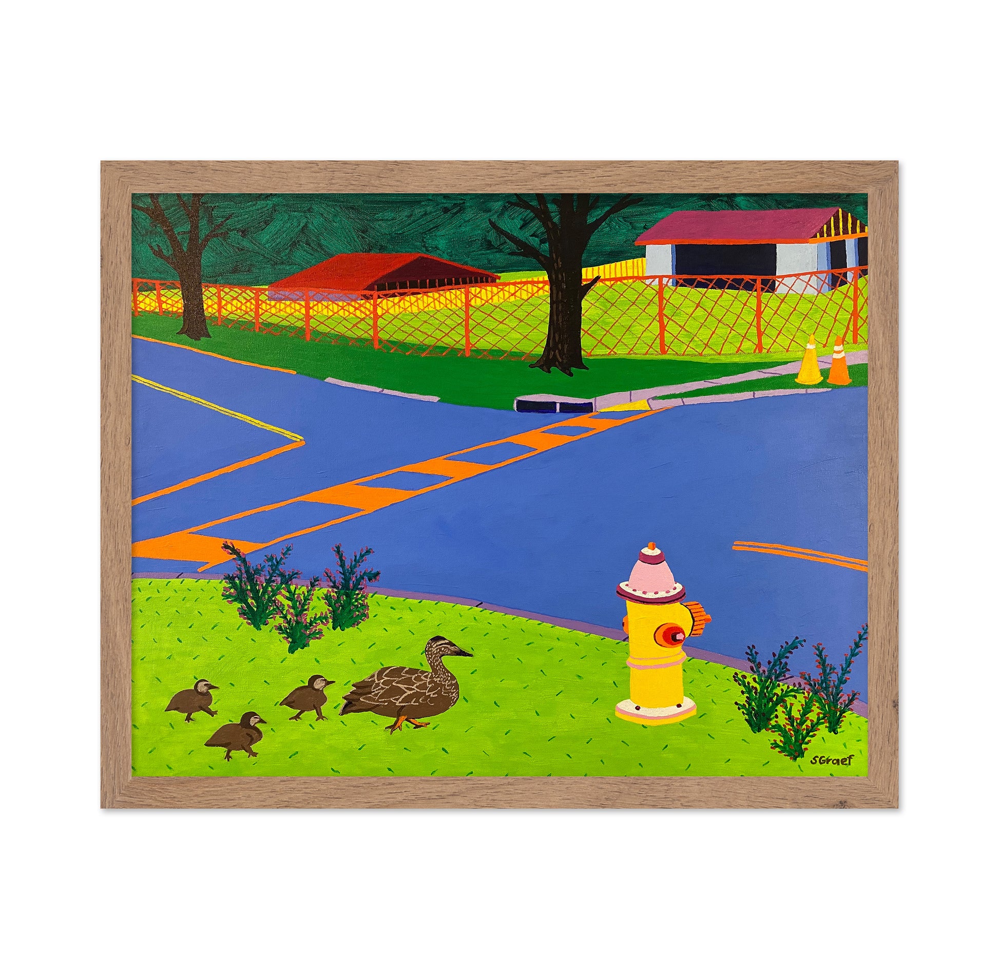 Ducks Crossing Street