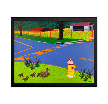 Ducks Crossing Street