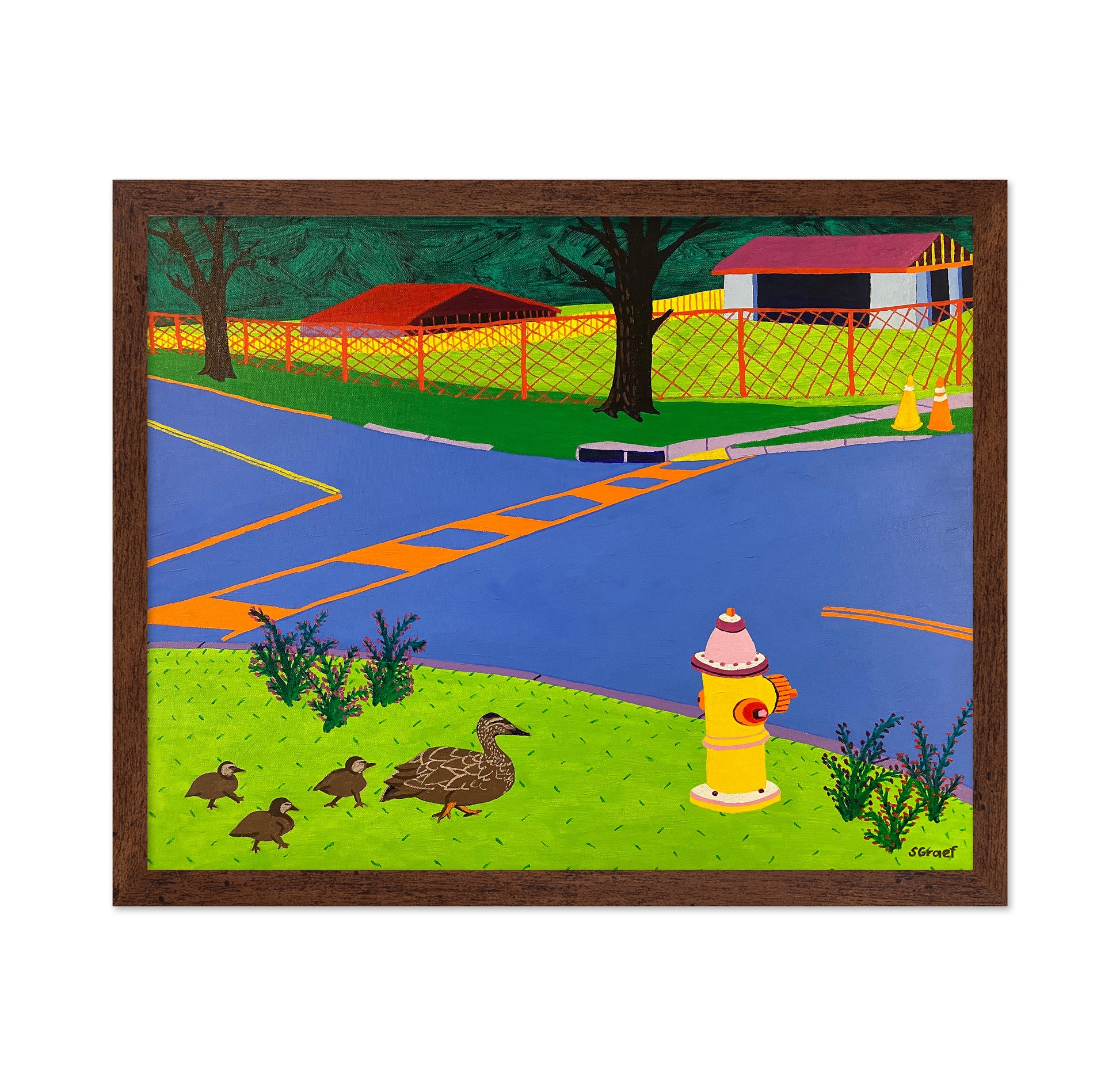 Ducks Crossing Street