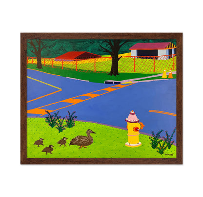 Ducks Crossing Street