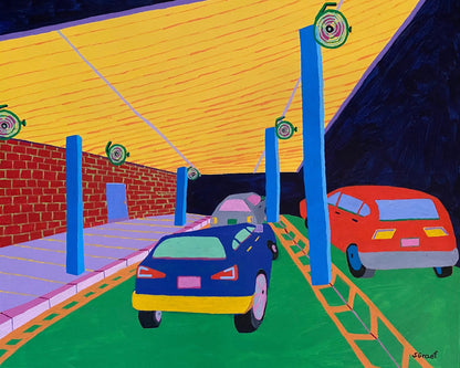 Colorful Parking Garage