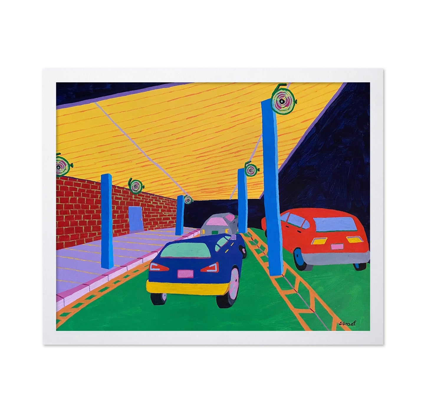 Colorful Parking Garage