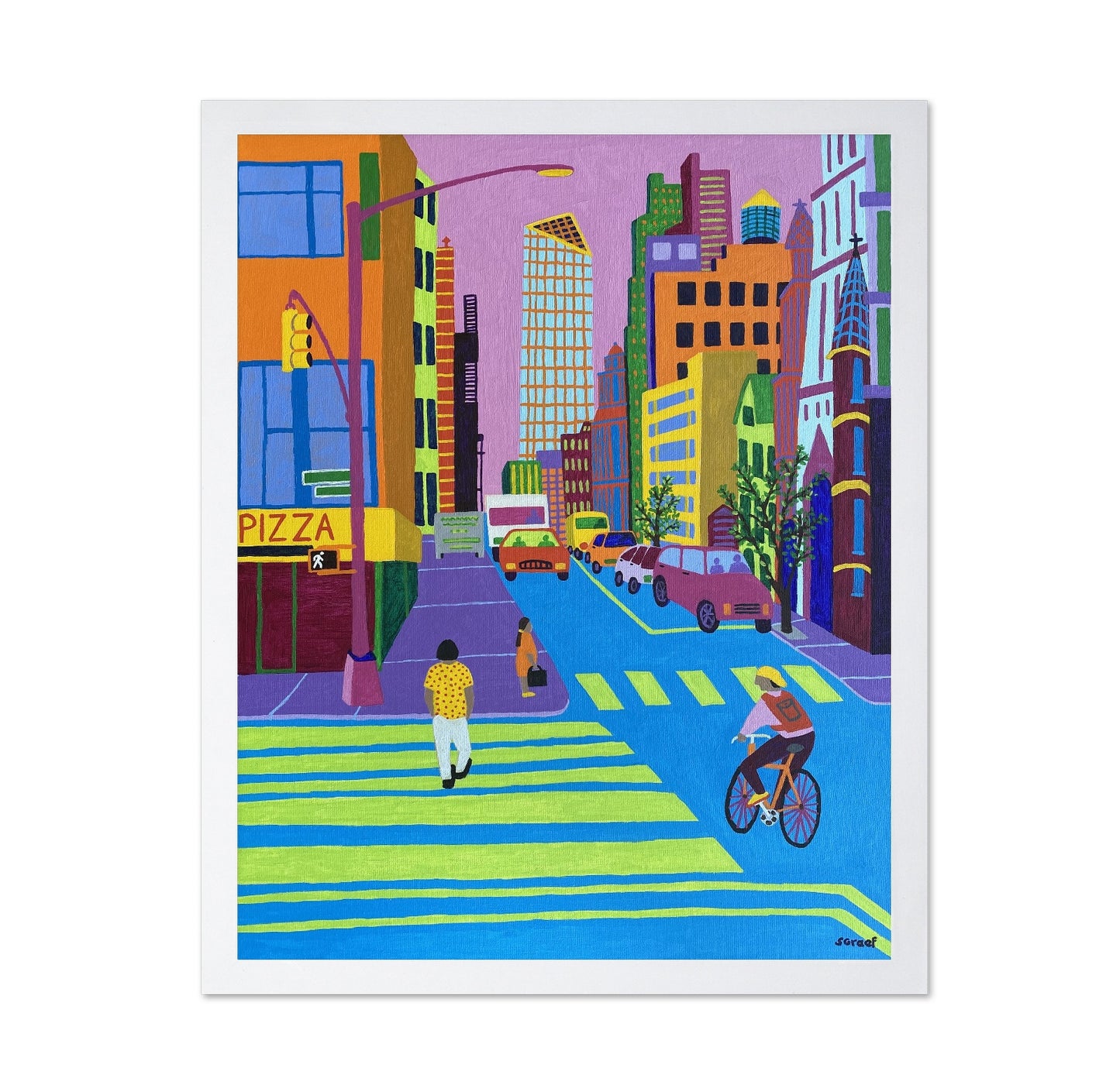 Colorful City Street No2