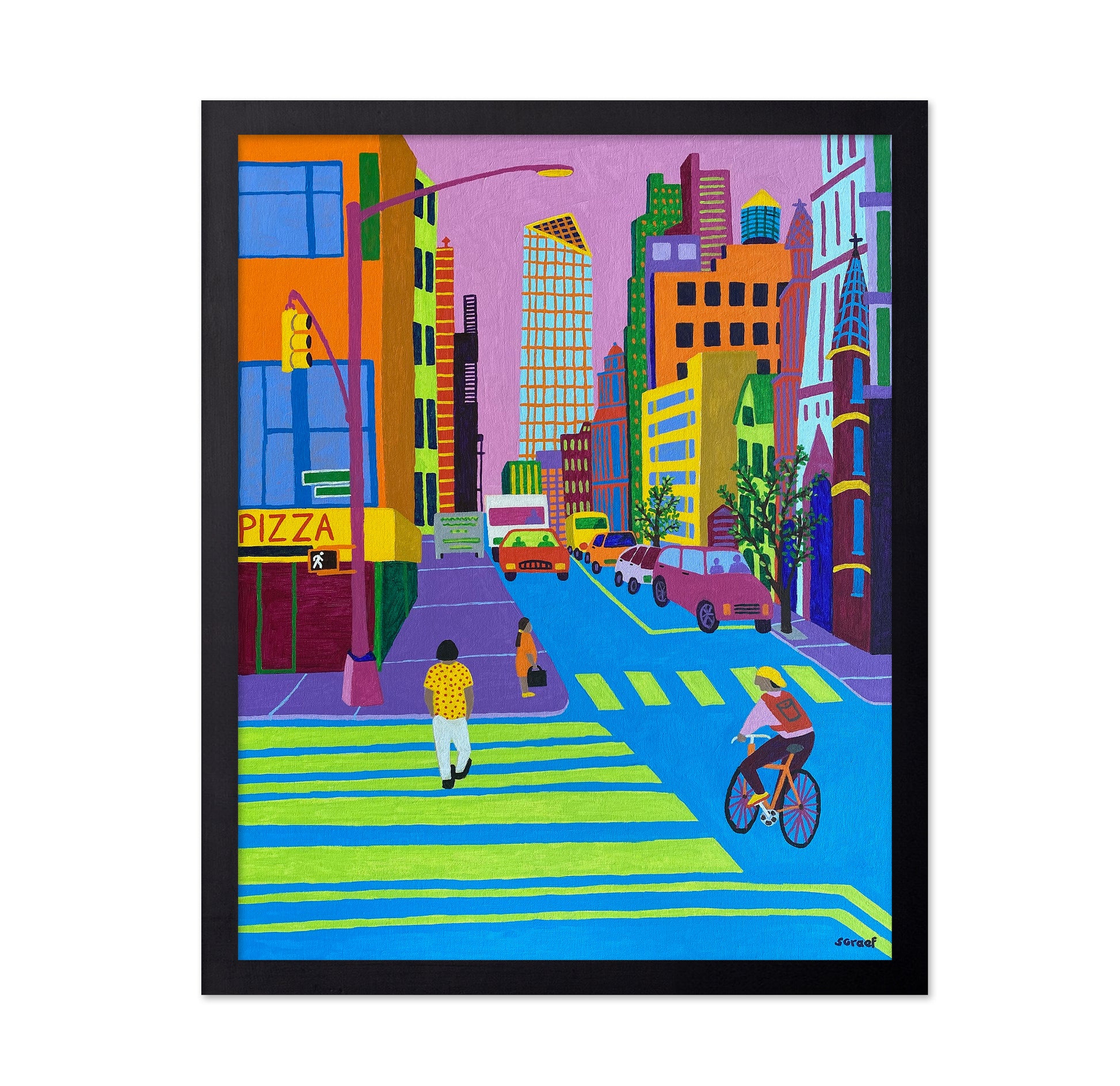 Colorful City Street No2