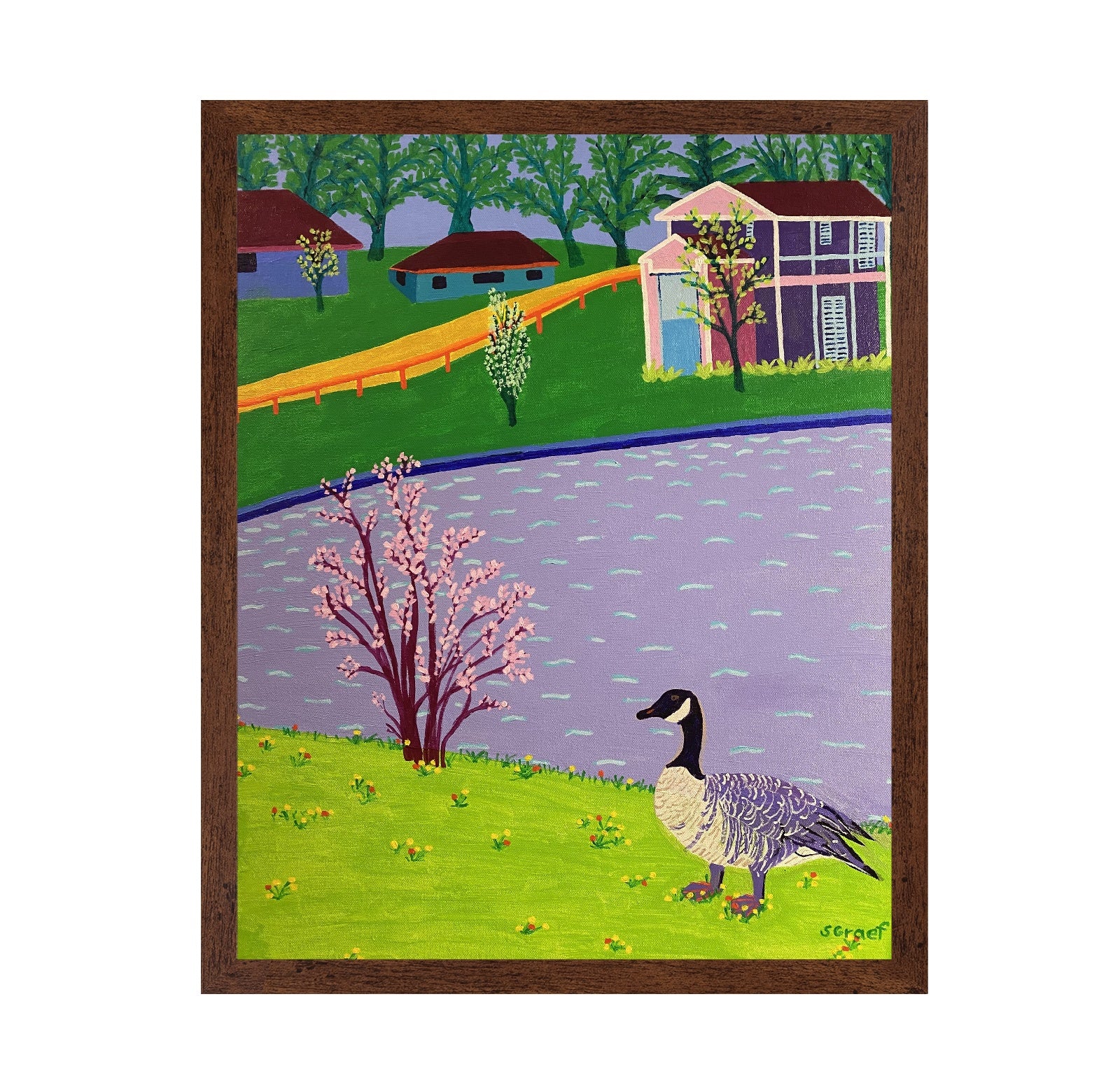 Goose by Spring Lake