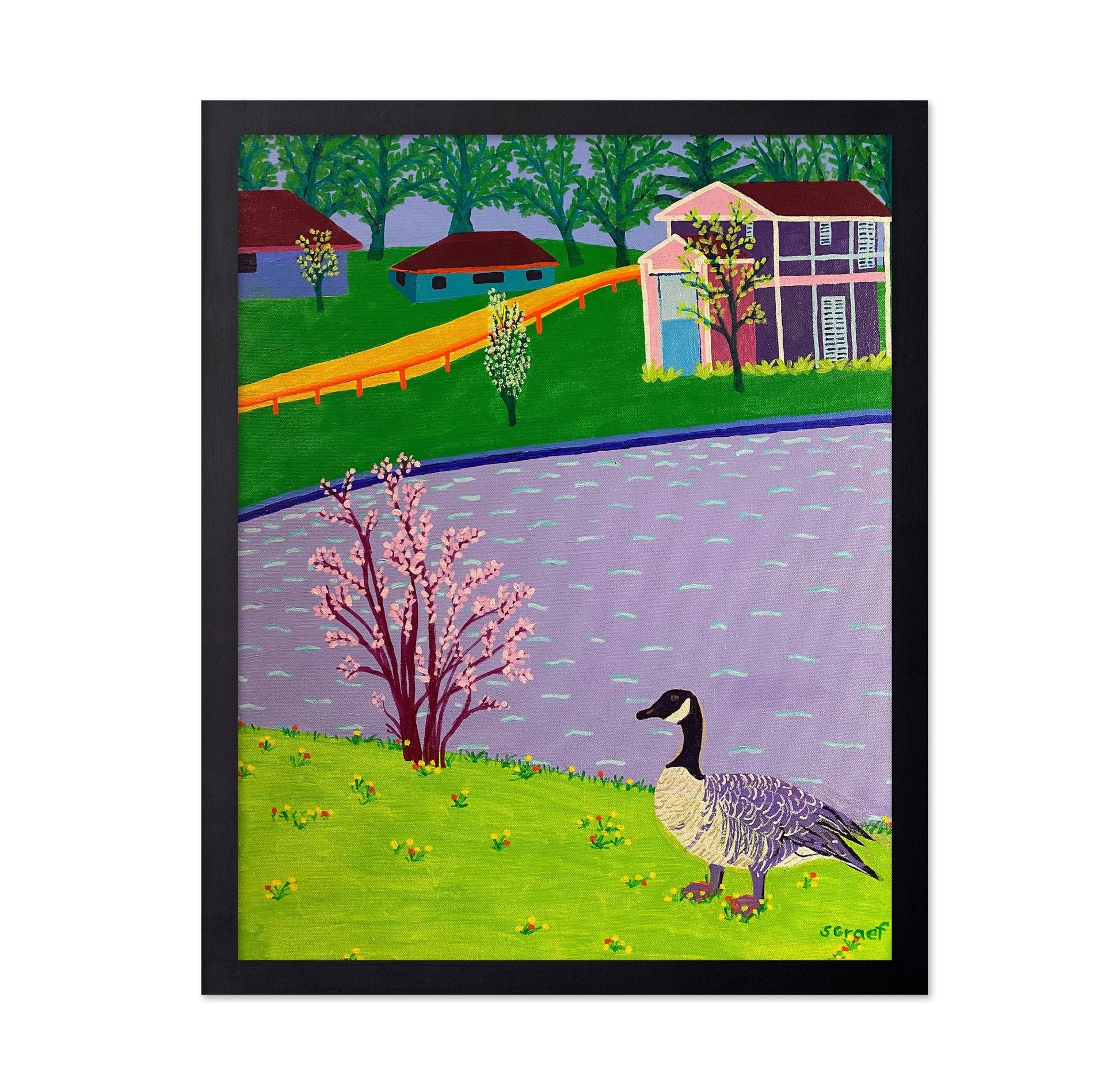 Goose by Spring Lake