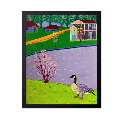 Goose by Spring Lake
