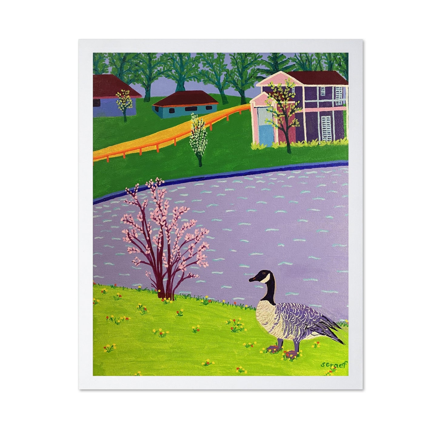 Goose by Spring Lake