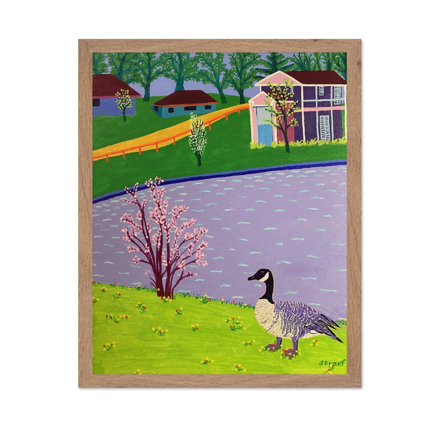 Goose by Spring Lake