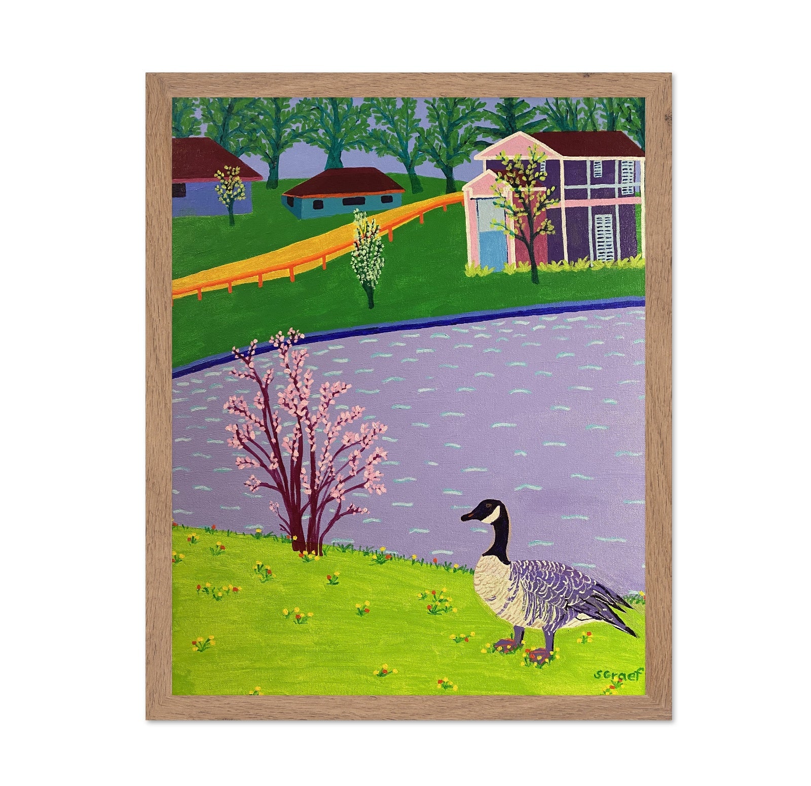 Goose by Spring Lake