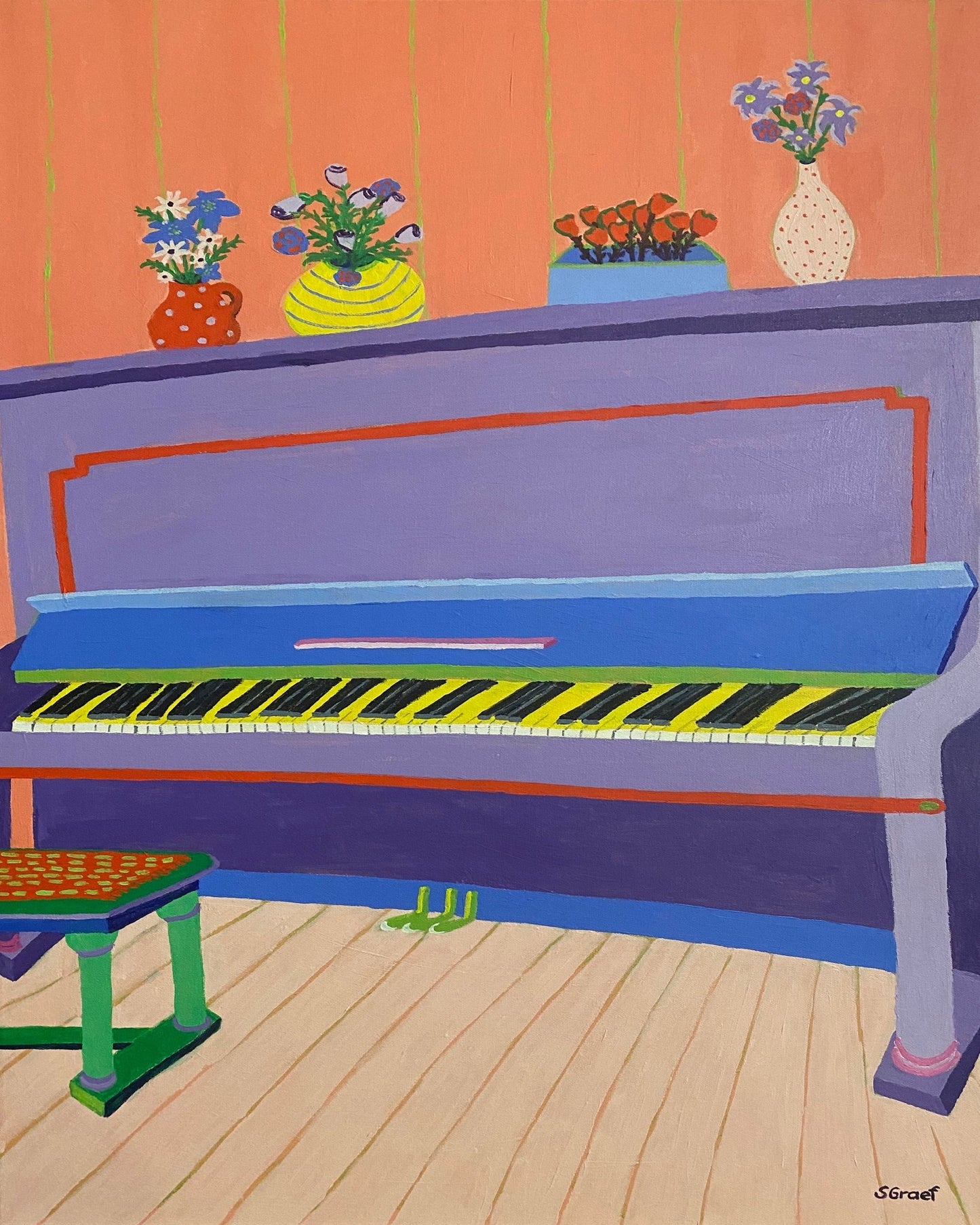 Colorful Piano Room