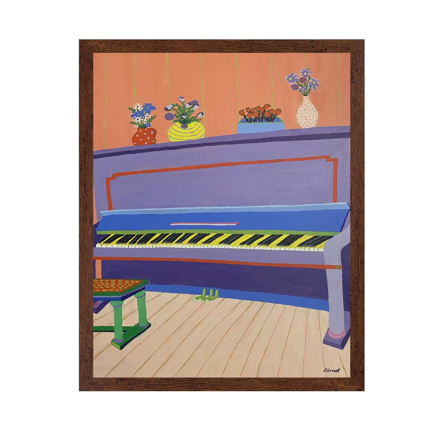 Colorful Piano Room