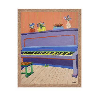 Colorful Piano Room