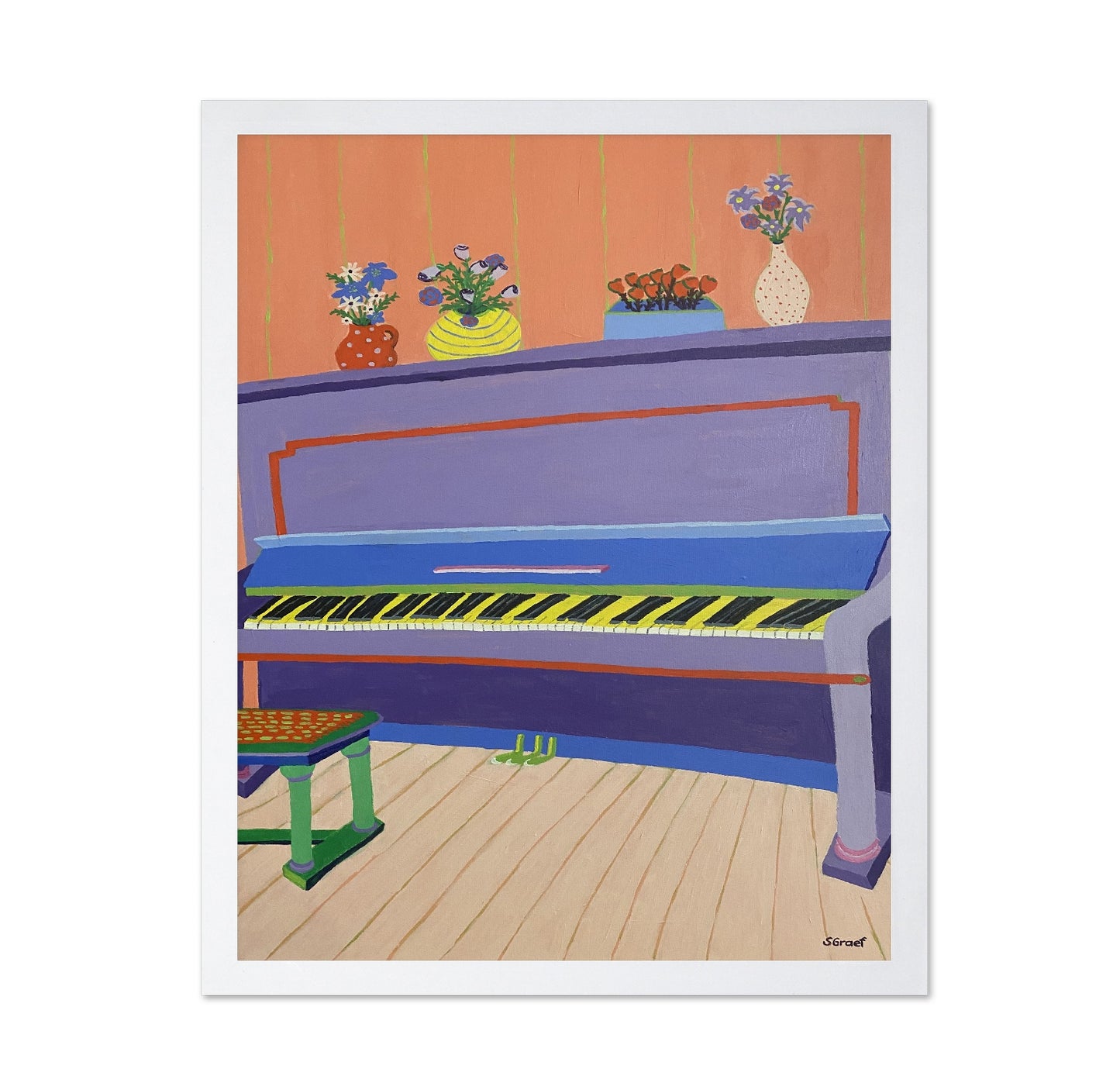 Colorful Piano Room