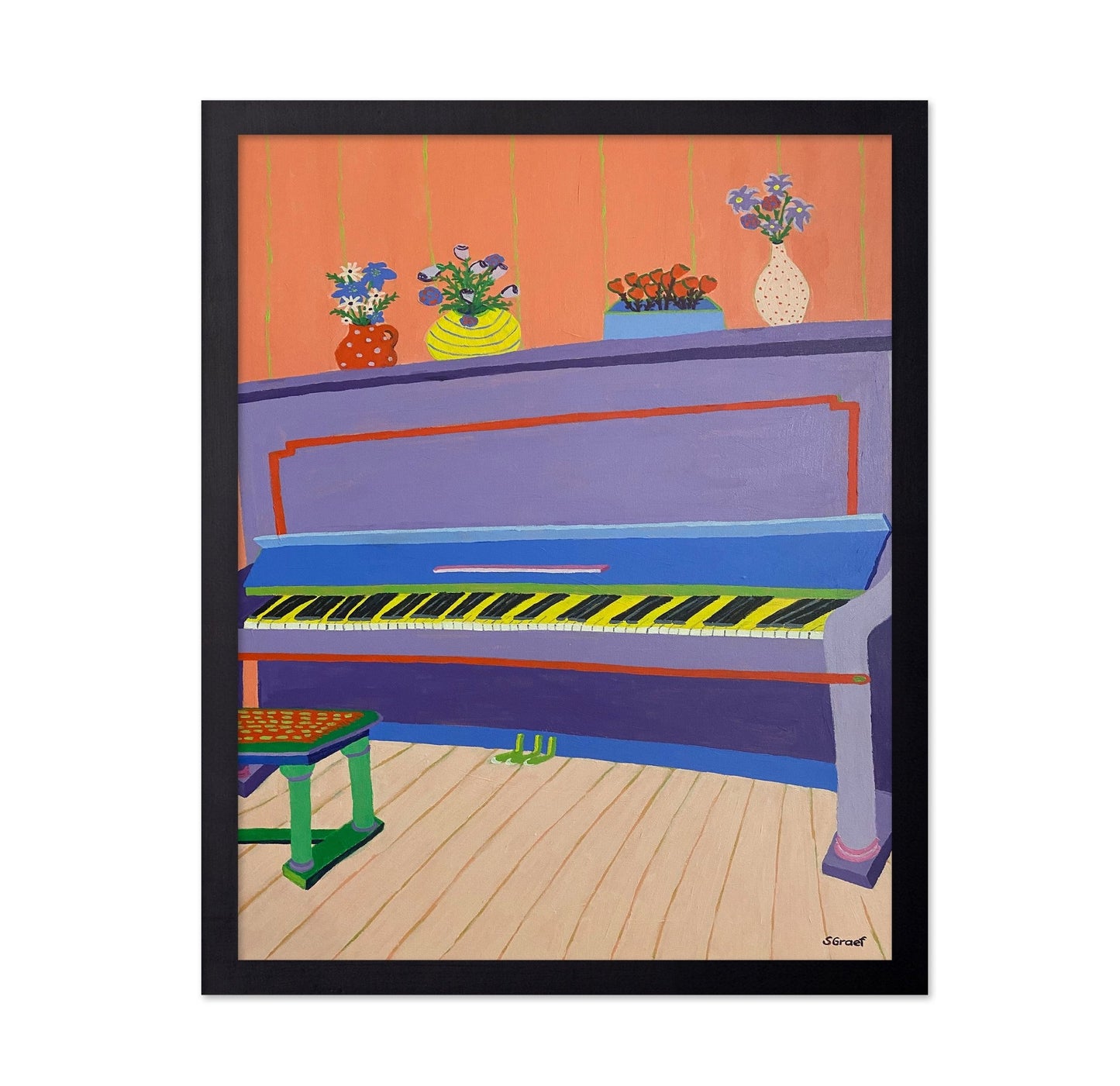 Colorful Piano Room