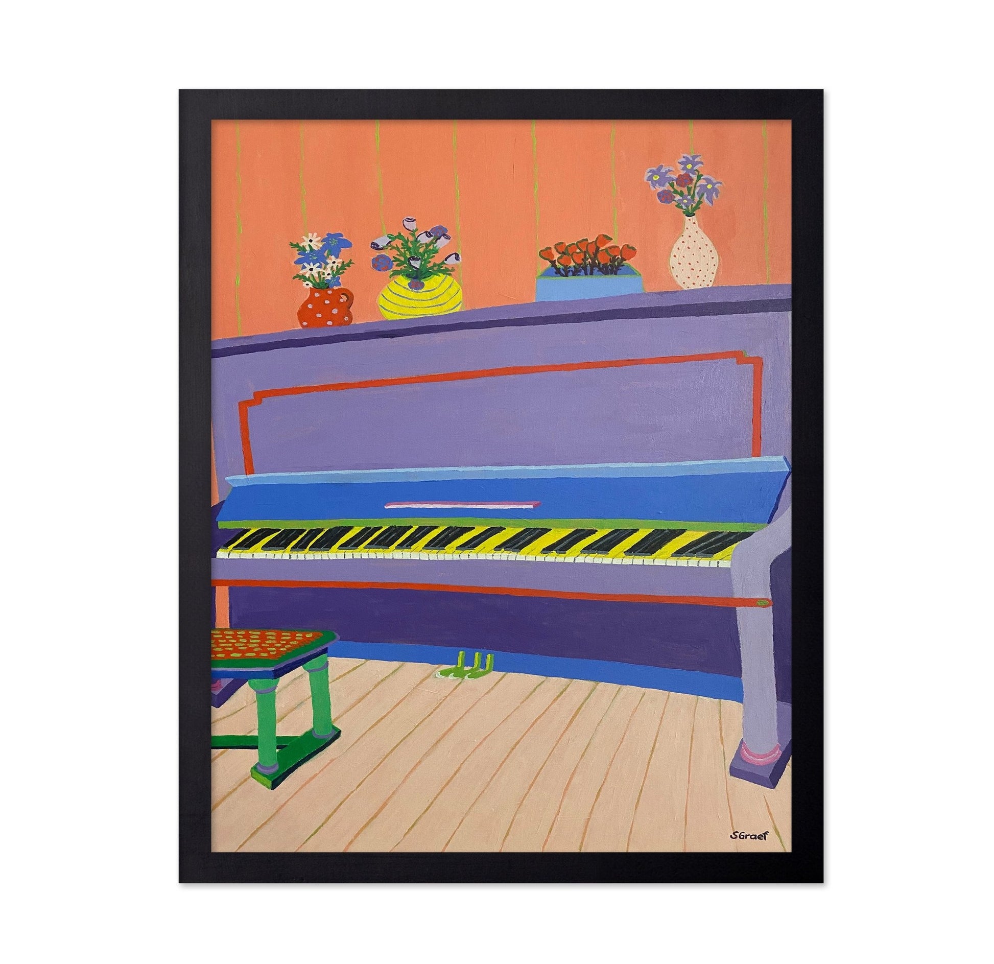 Colorful Piano Room