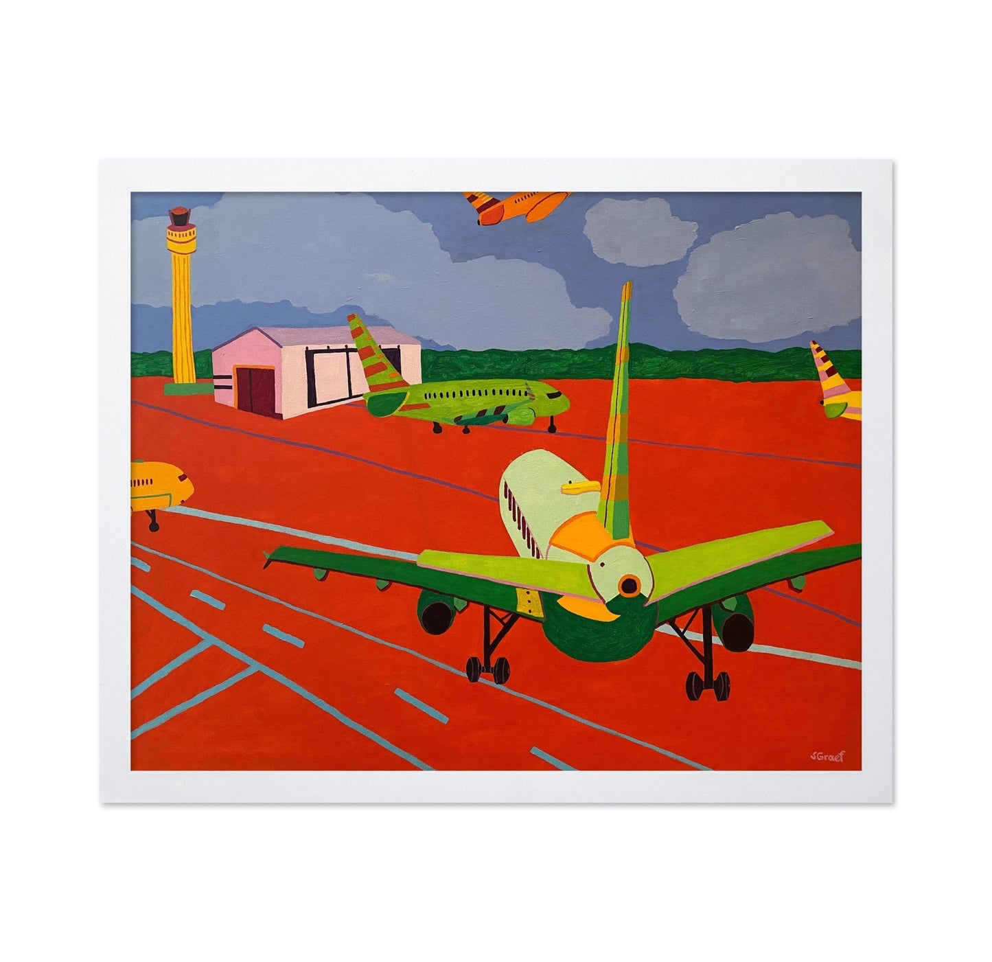 Busy Airport Runway