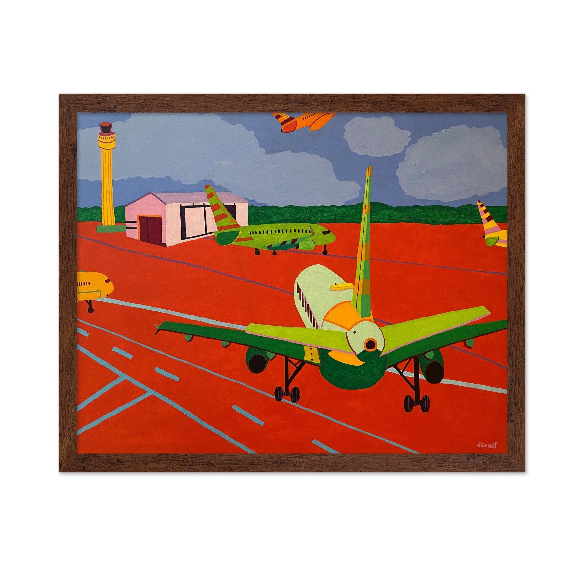 Busy Airport Runway
