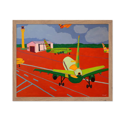 Busy Airport Runway