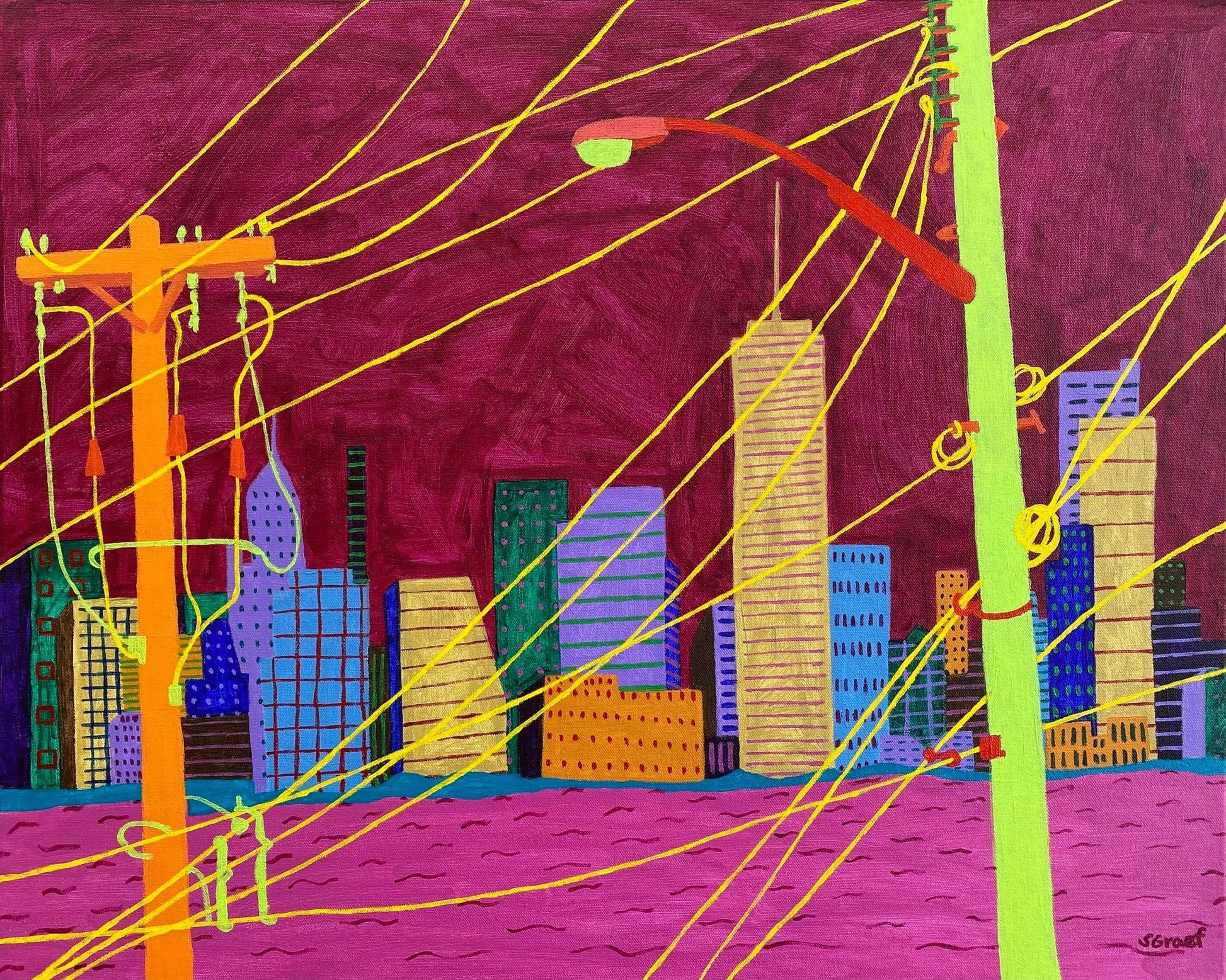 City Wires Skyline