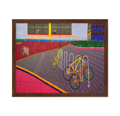 Bicycles At Rack
