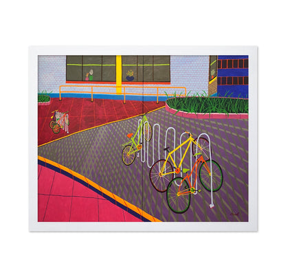 Bicycles At Rack