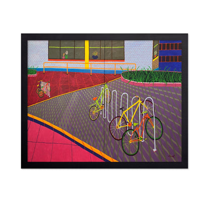 Bicycles At Rack