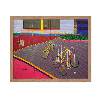 Bicycles At Rack