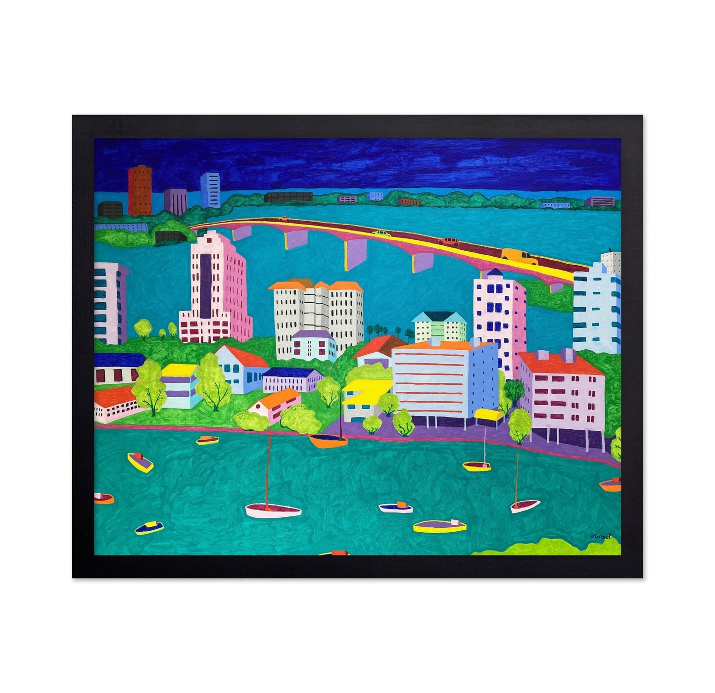 Colorful Harbor City