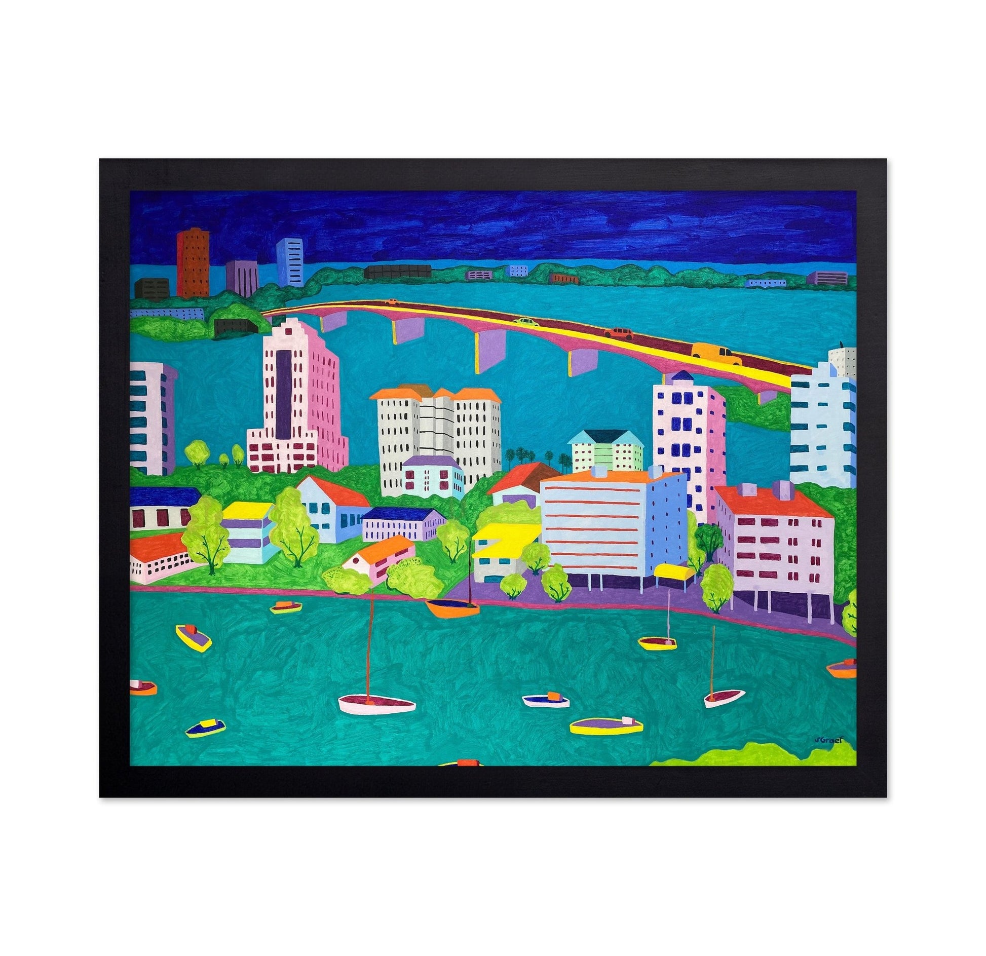 Colorful Harbor City