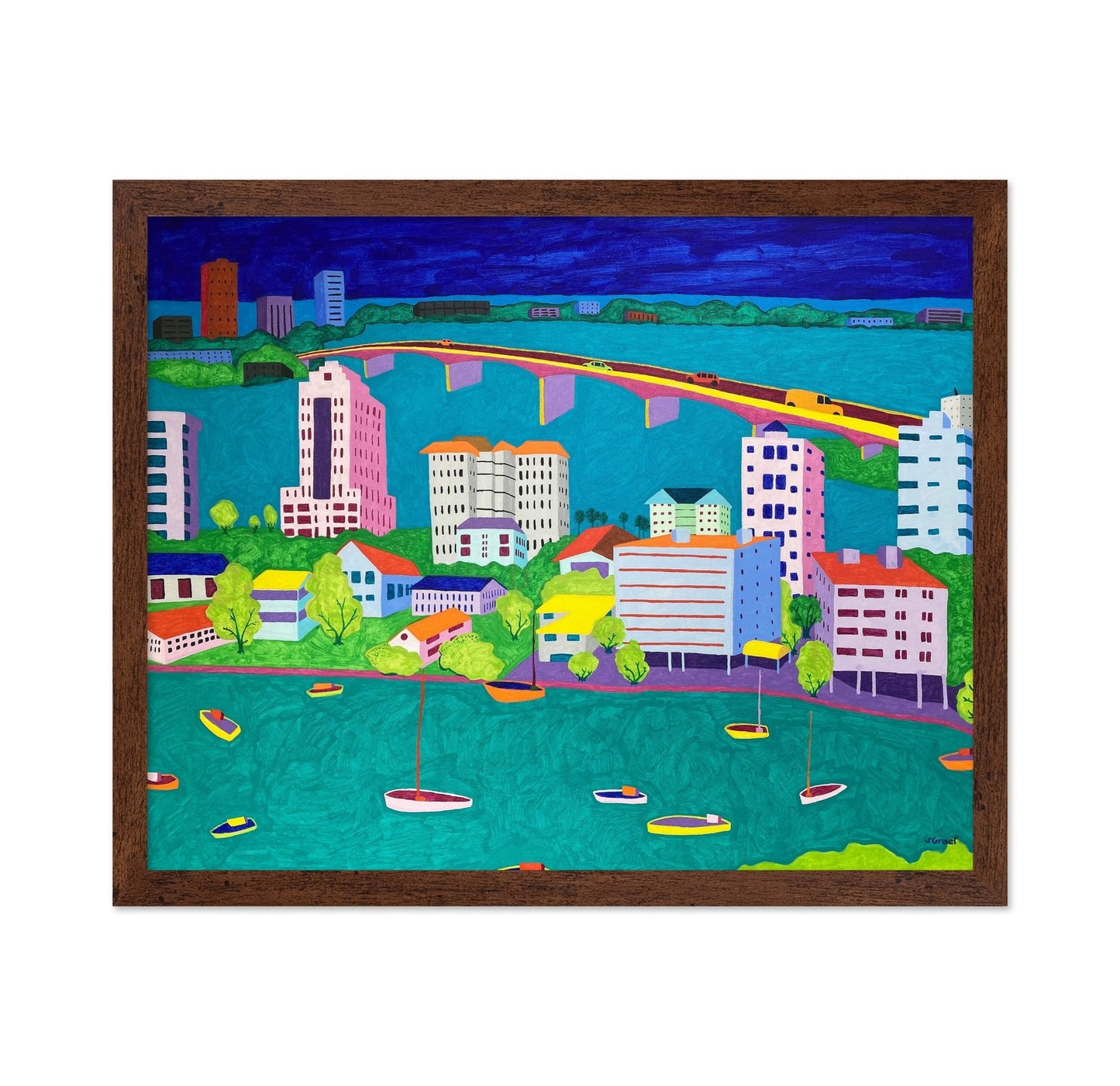 Colorful Harbor City